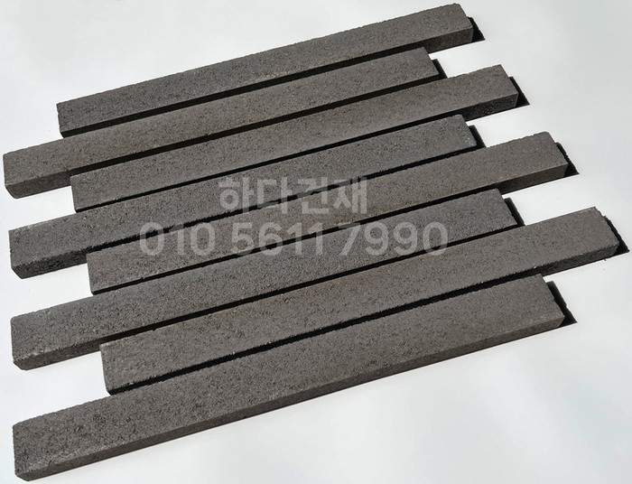 국산 모노타일 롱와이드 빈티지블랙 500x50x20T 1박스14장 / 하다건재 국내생산 롱브릭타일