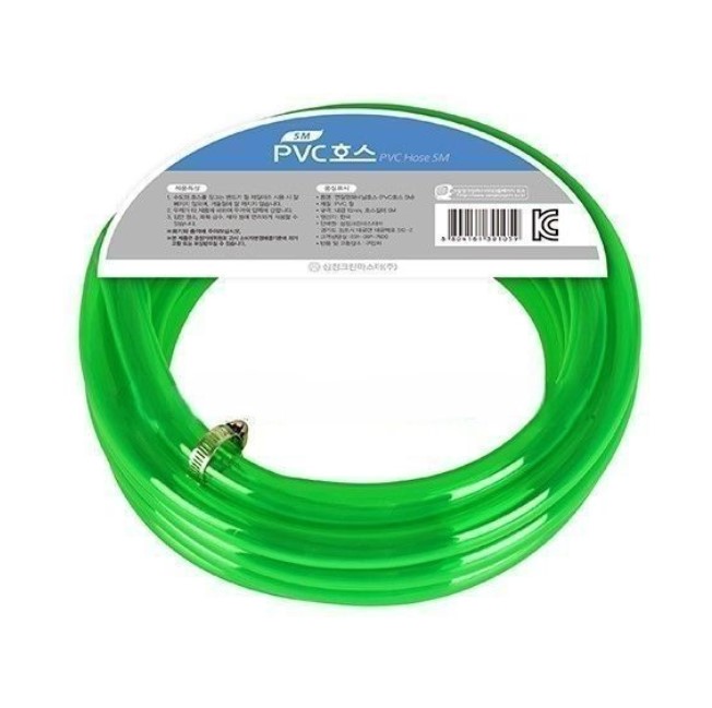 삼정크린마스터 PVC 5M(1059) 물호스 정원 원예 베란다 청소 - 상세 이미지 2