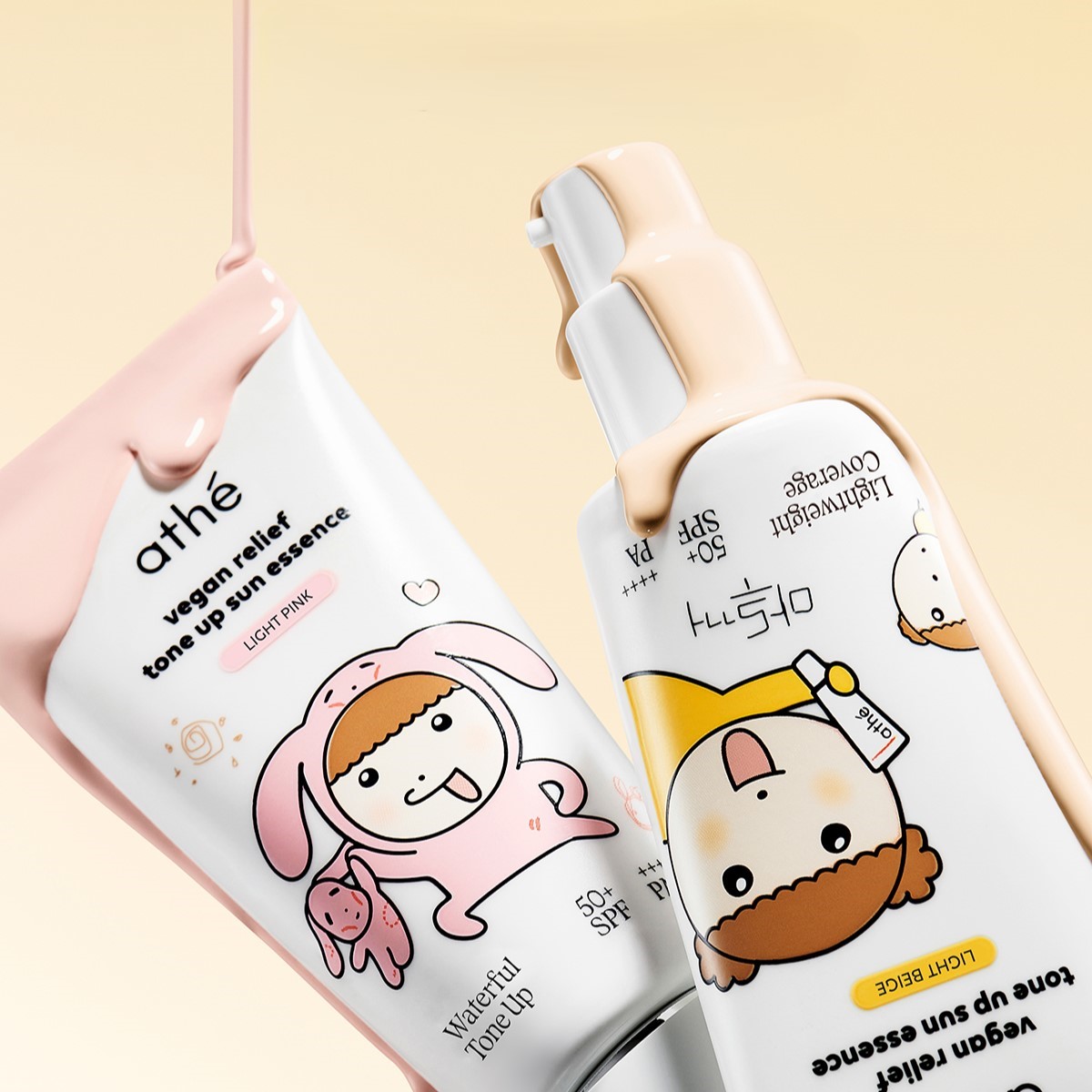 아떼 마루는강쥐 톤업 선 에센스 50ml SPF50+ PA++++ (2colors) - 상세 이미지 4