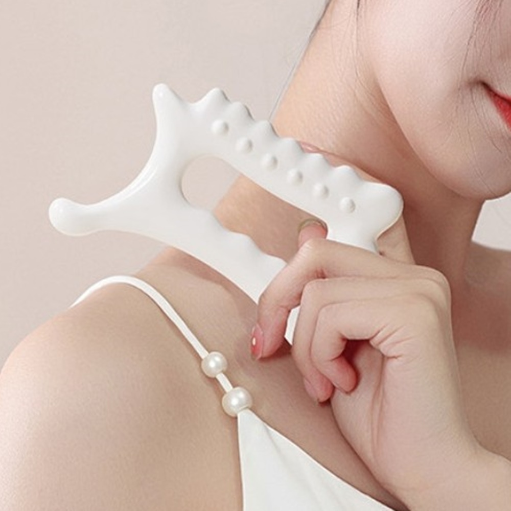 박대표마켓 괄사 림프순환 마사지 붓기제거 얼굴 마사지기 승모근 두피 목 바디 - 상품 이미지