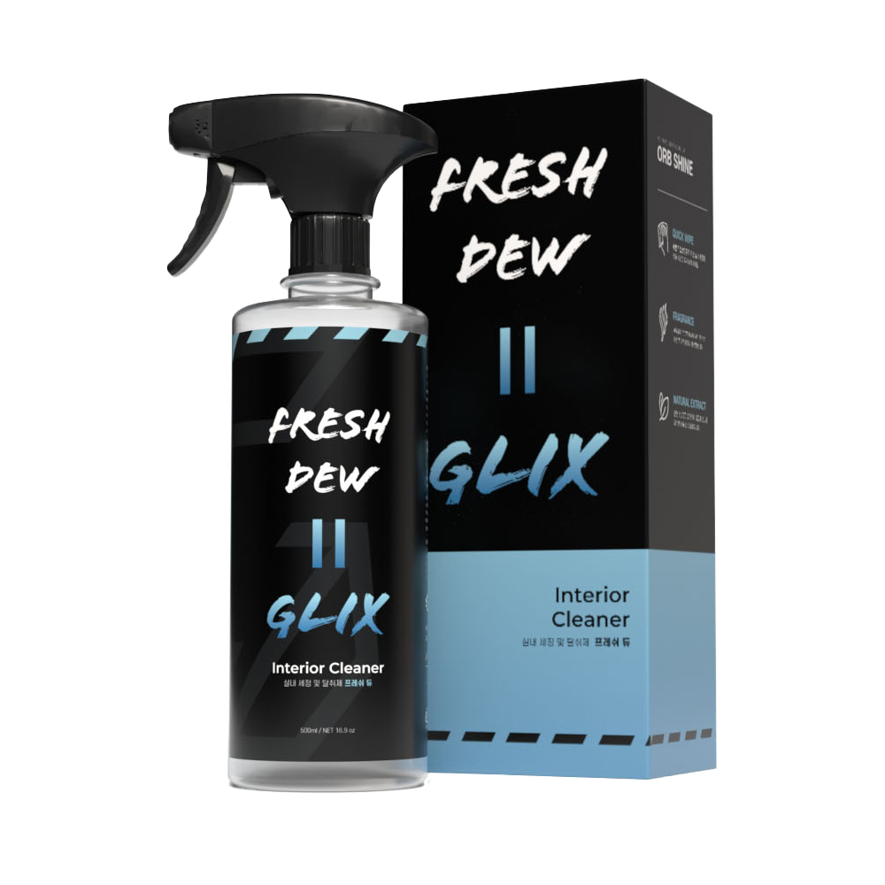 파인랩 글릭스 프레쉬 듀 자동차 실내세정제 탈취제 가죽클리너 500ml, 1개