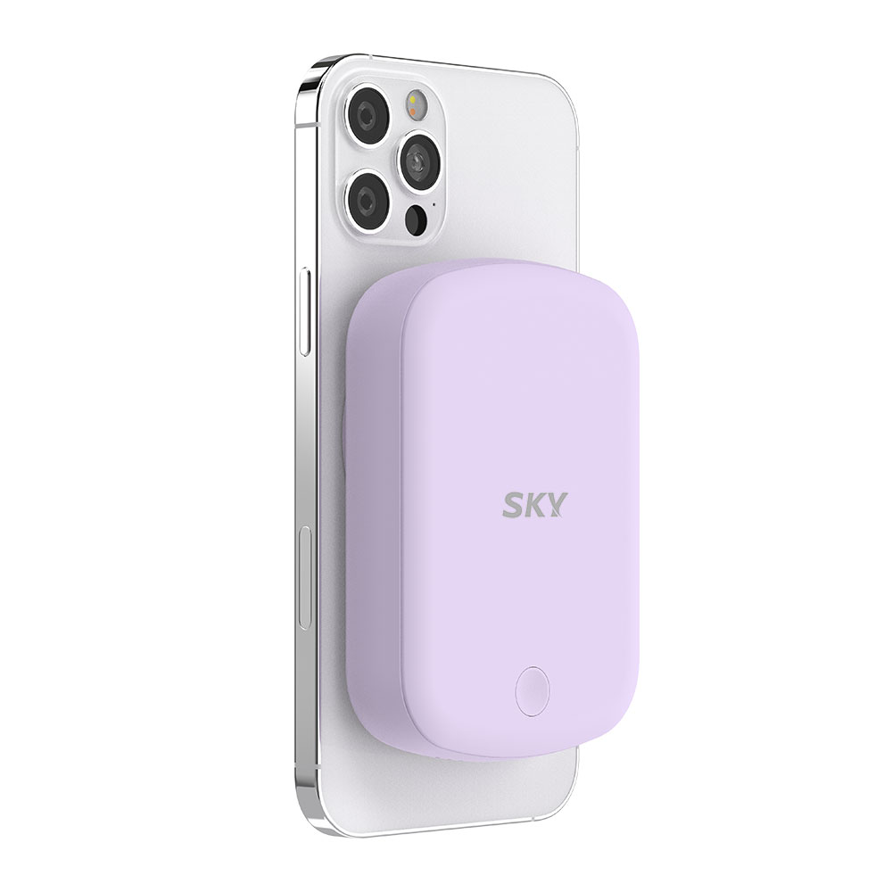 필 WX1 Mag 맥세이프 20W 유무선 보조배터리 USB PD 10000mAh, 퍼플 - 상세 이미지 3