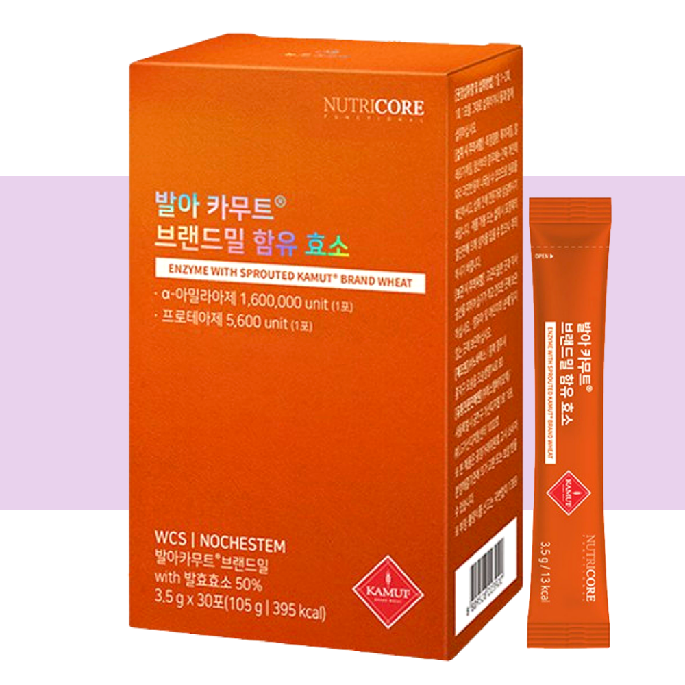뉴트리코어 발아카무트효소 카무트 효소 30포X1개 - 메인 이미지