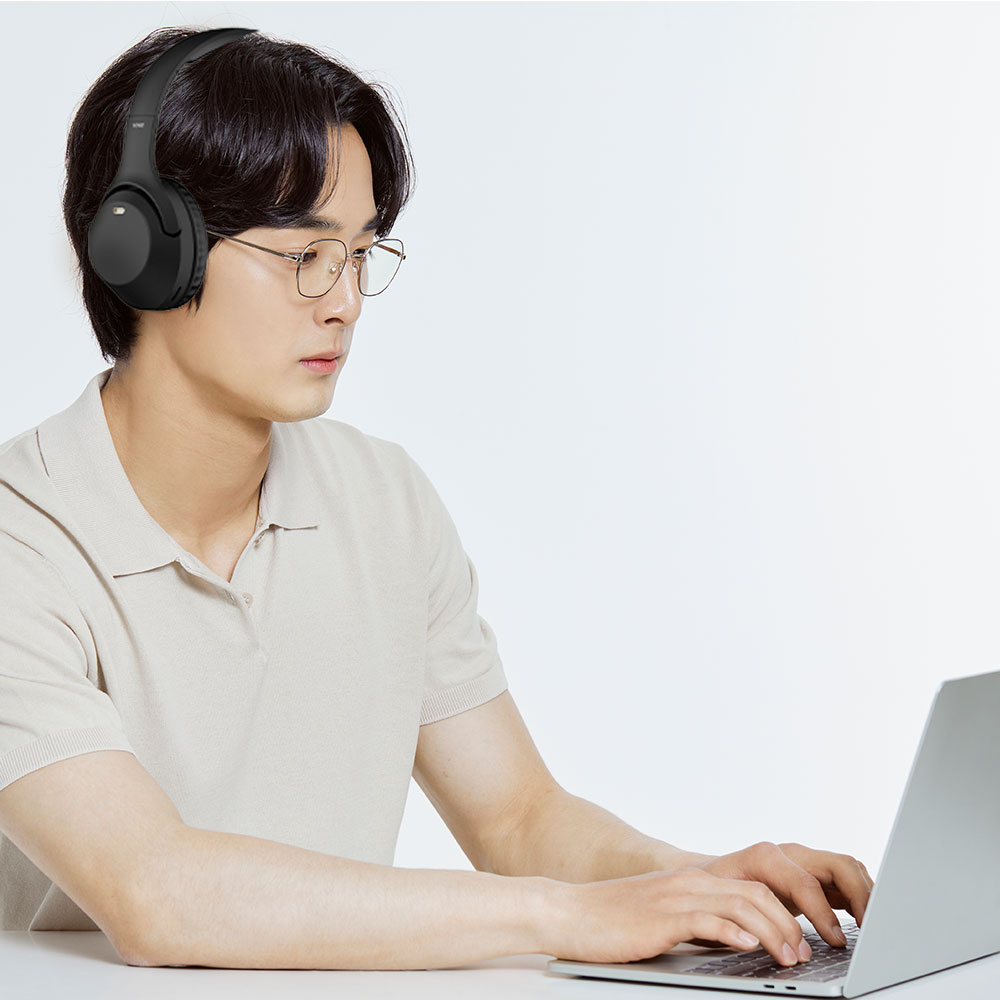 핏 에센스 무선 블루투스 헤드셋 저지연 청력보호 어반 블랙 - 상세 이미지 5