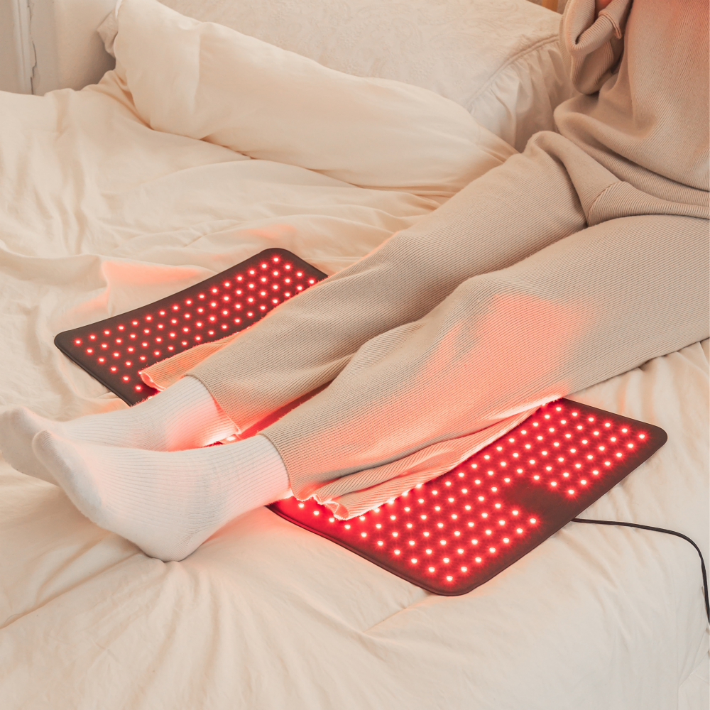 시리어스 근적외선 LED 그랜드 전기 마사지기 온열기 찜질기 등 허리 복부 어깨