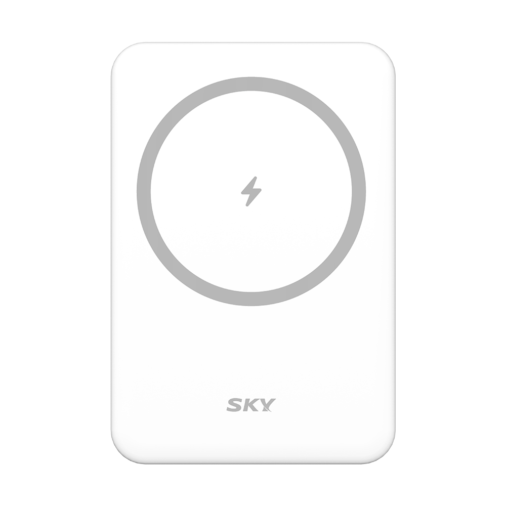 필 M05 맥세이프 10W 무선 충전 보조배터리 5000mAh, 폴라 화이트 - 상세 이미지 3