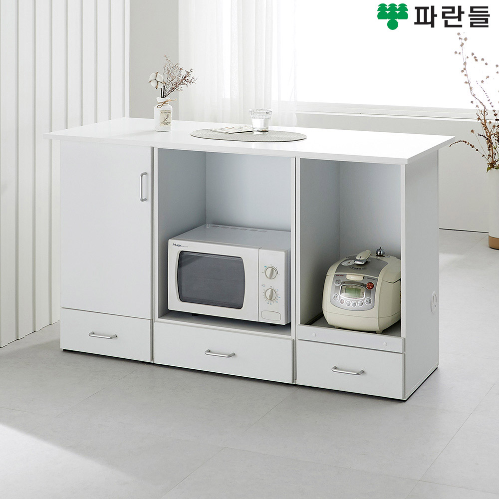 파란들가구 반하나 결합형1400 아일랜드식탁 아일랜드홈바 - 메인 이미지