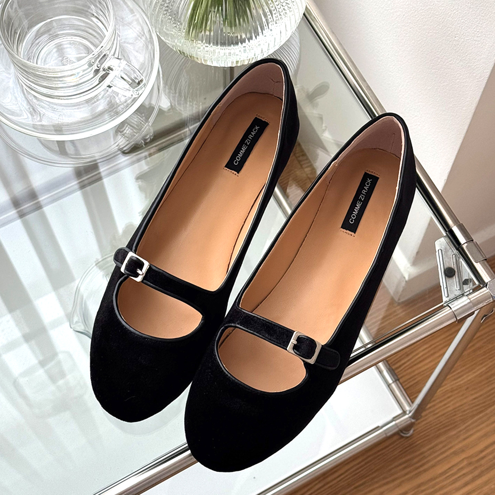 메리제인 스트랩 발편한 빅사이즈 말랑 플랫슈즈 단화