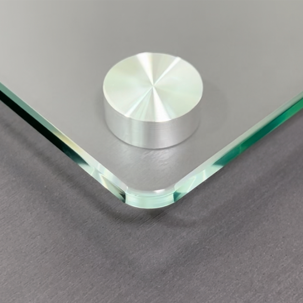 비컴피 강화유리 모니터 받침대 높이조절 컴퓨터 받침 높은 투명 선반 기본형 560