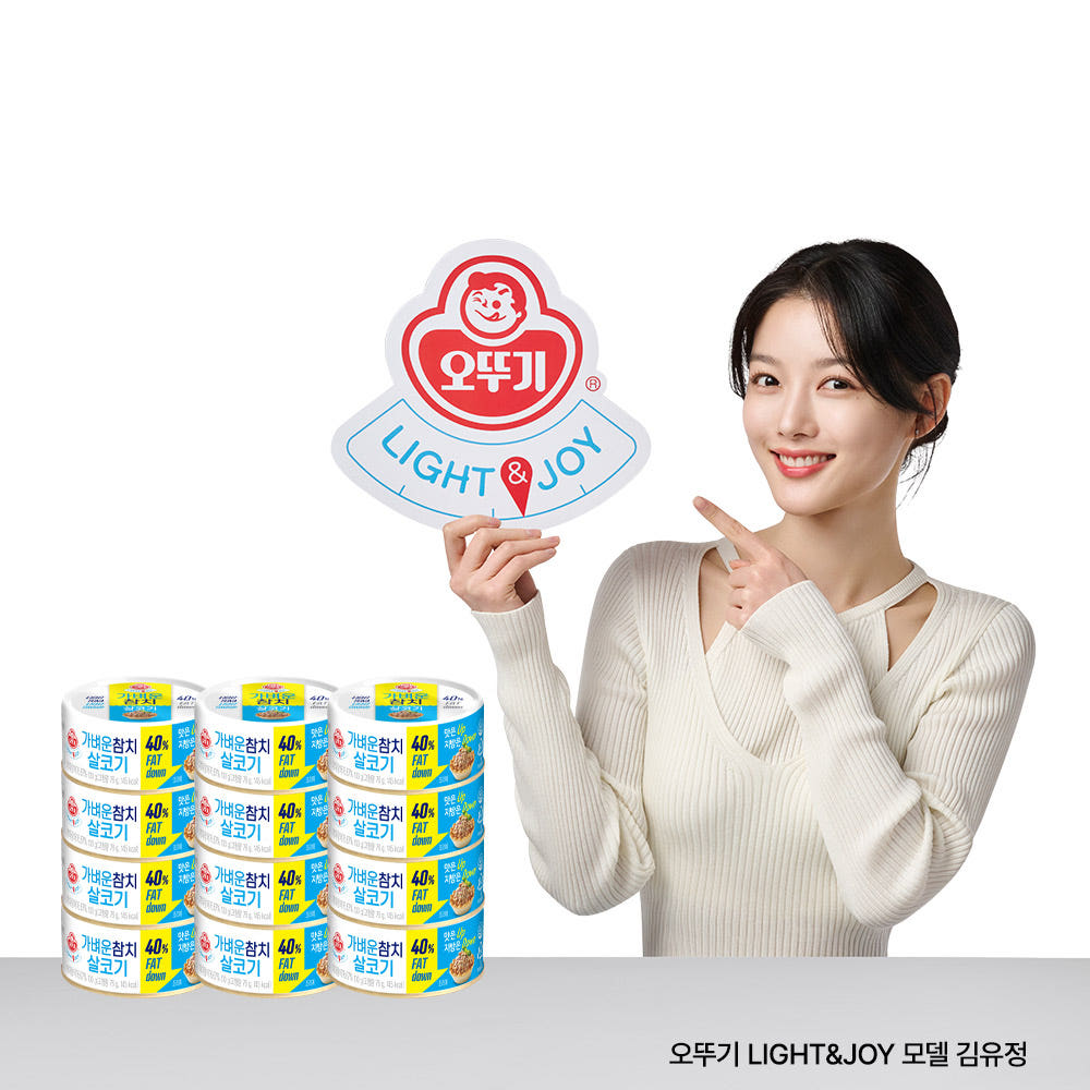 오뚜기 가벼운 참치 살코기 100g 12개