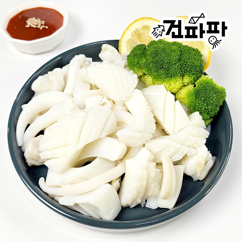 깨끗하게 손질된 냉동 갑오징어 특대 1kg (약 2미-3미) 이미지 4