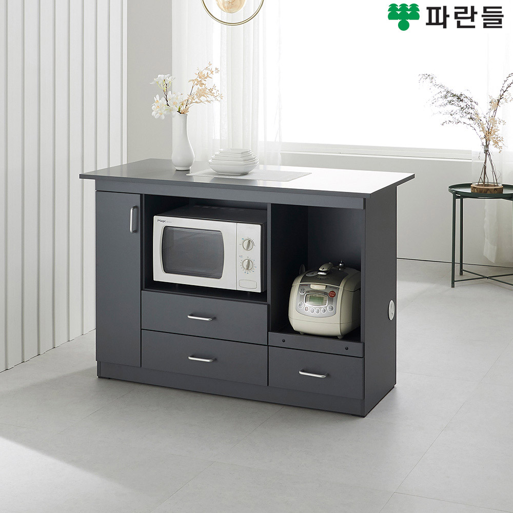 파란들가구 반하나 일체형1200 아일랜드식탁 아일랜드홈바 - 상세 이미지 2