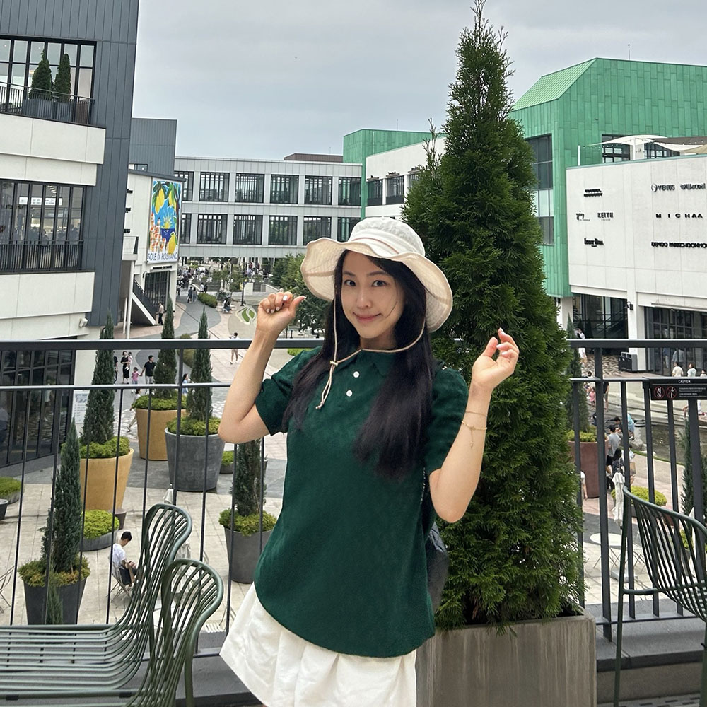 여성 여름 챙넓은 버킷햇 벙거지 휴양지 해외 여행 비치 챙 모자 이미지 3