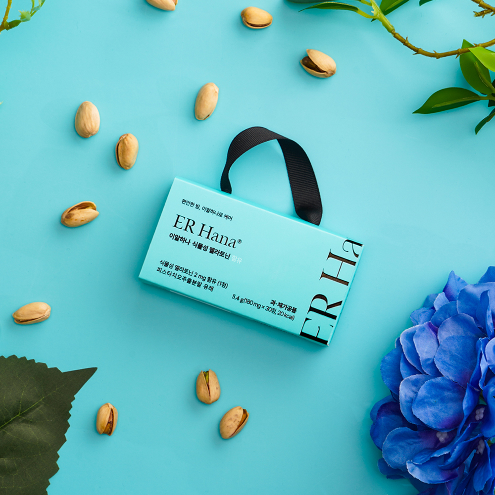 이알하나 식물성 멜라토닌 2mg 함유 피스타치오 180mg x 30정 3세트 이미지 4