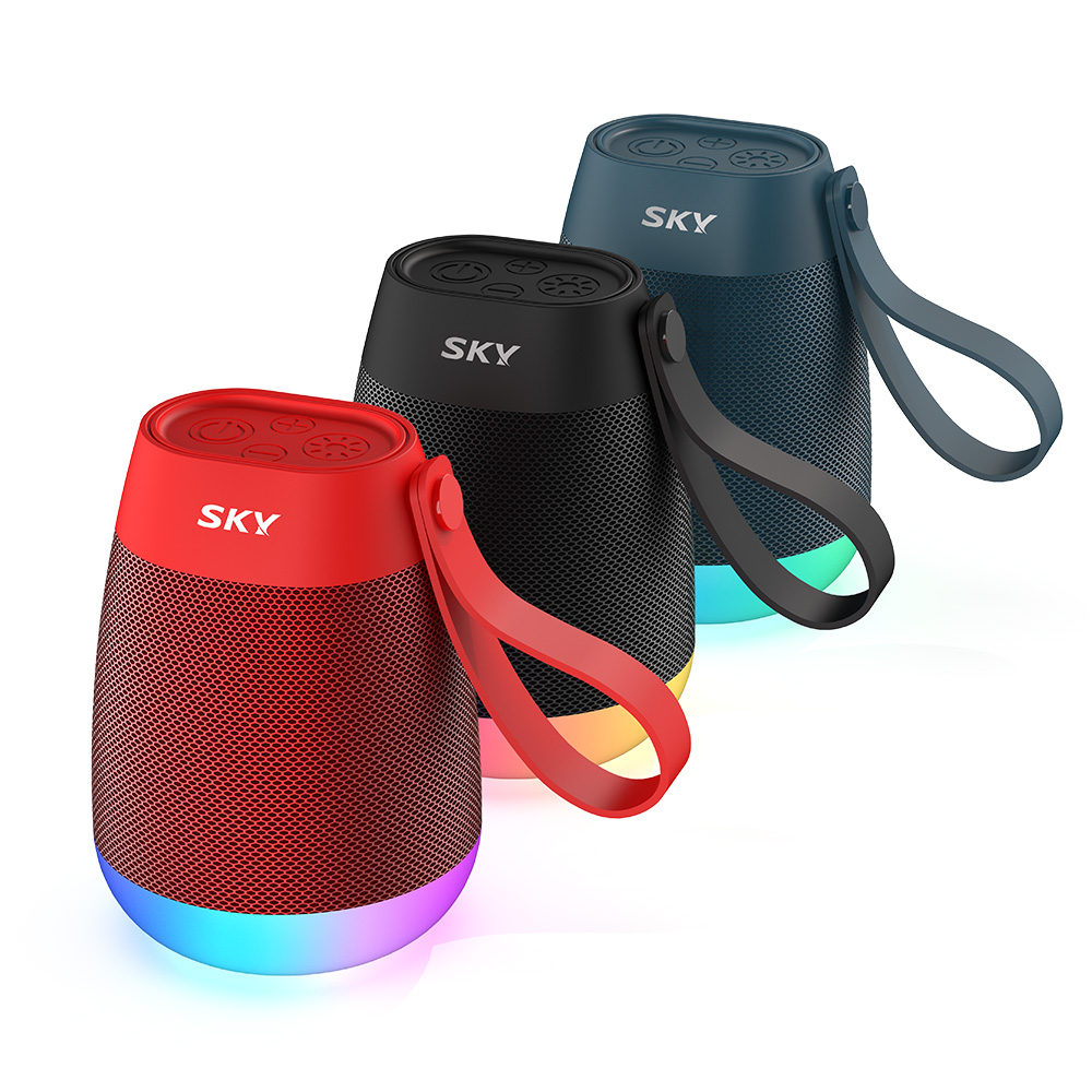 붐 네온 N1 5W 무선 블루투스 스피커 생활방수 LED 블랙 이미지 4