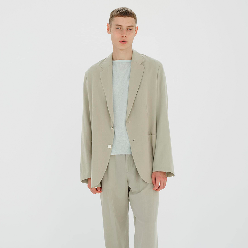 오라리 맨즈 자켓 LIGHT COTTON WOOL VIYELLA JACKET 25SS 남자 캐주얼 정장 - 상세 이미지 4