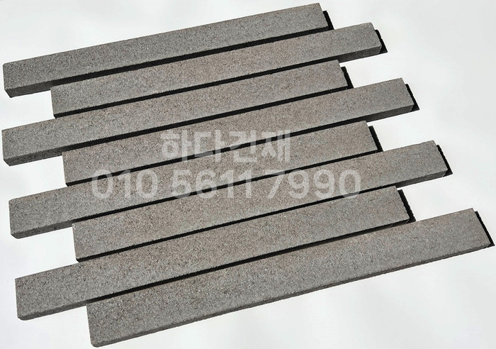 국산 모노타일 롱와이드 퓨어그레이 500x50x20T 1박스14장 / 하다건재 국내생산 롱브릭타일