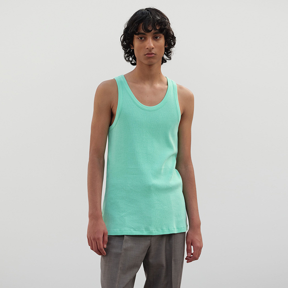 오라리 맨즈 나시 ORGANIC SOFT RIB TANK TOP 25SS 골지 민소매 - 상세 이미지 4