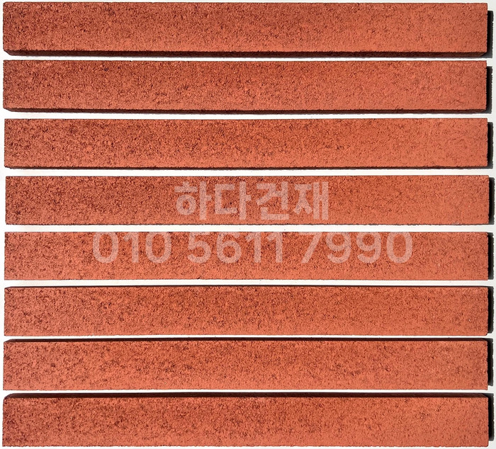 국산 모노타일 롱와이드 탱고레드 500x50x20T 1박스14장 / 하다건재 국내생산 롱브릭타일