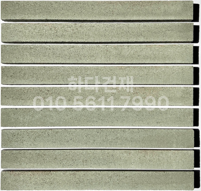 국산 모노타일 롱와이드 올리브그린 500x50x20T 1박스14장 / 하다건재 국내생산 롱브릭타일