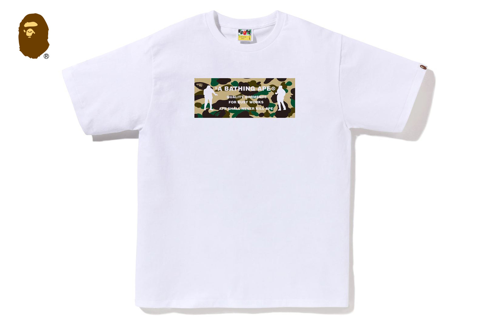 베이프 반팔티 1ST CAMO ARMY NAME TEE 4월 신상 1L30-110-014 - 상세 이미지 2