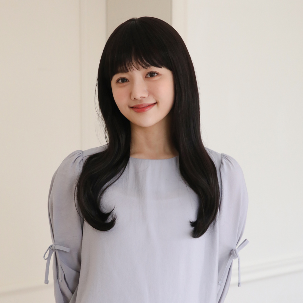 웨이브 통가발 S컬펌 긴머리 여자 가발 - 상품 이미지
