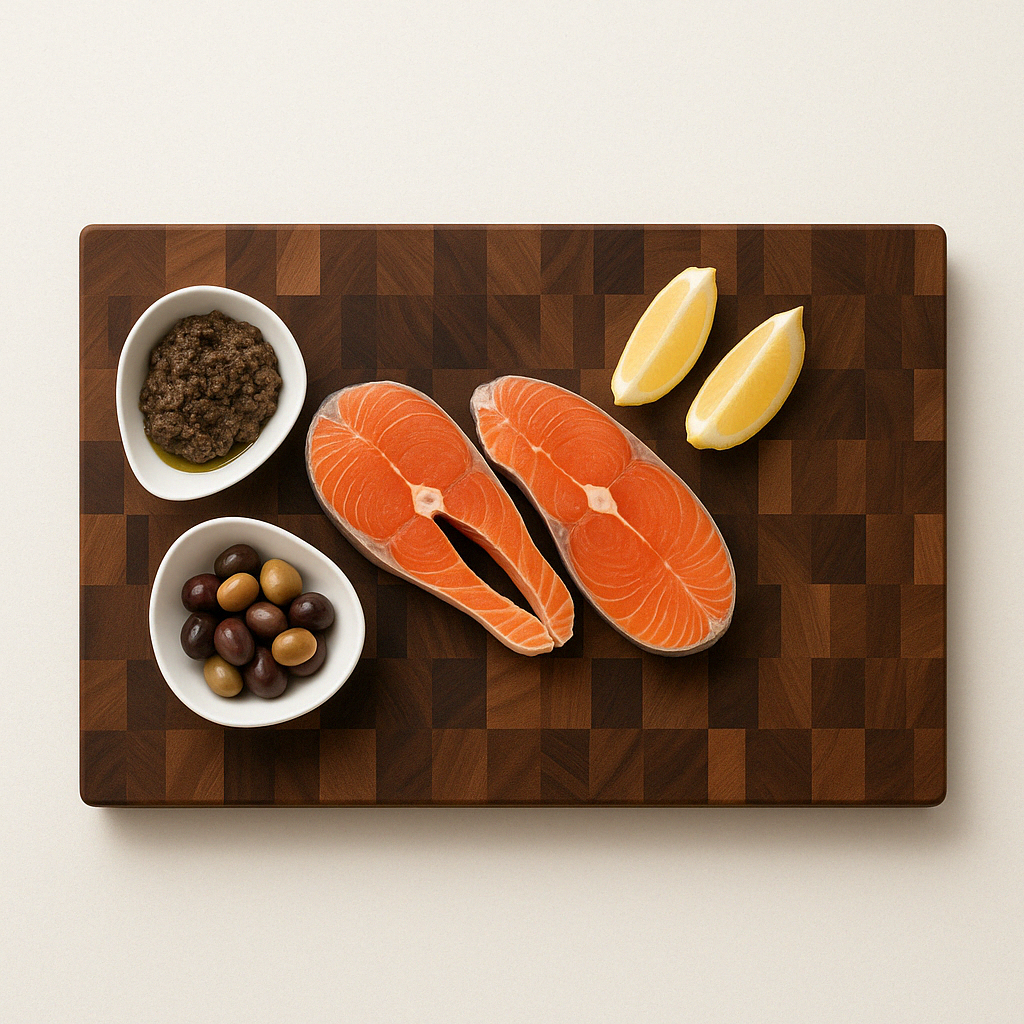 에비히슈테른 엔드그레인 나무 원목 도마 프리미엄 레인트리