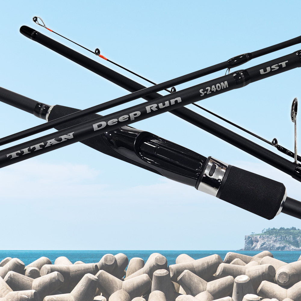 UST 방파제용 풀치 갑오징어 낚싯대 티타늄 국내산 한치 갈치 텐빈 인쇼어 S-240M