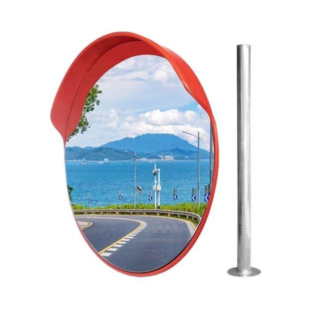 도로 볼록거울 코너 반사경 사각지대 안전거울 60cm 실외용(폴대 2.5m) - 상세 이미지 2