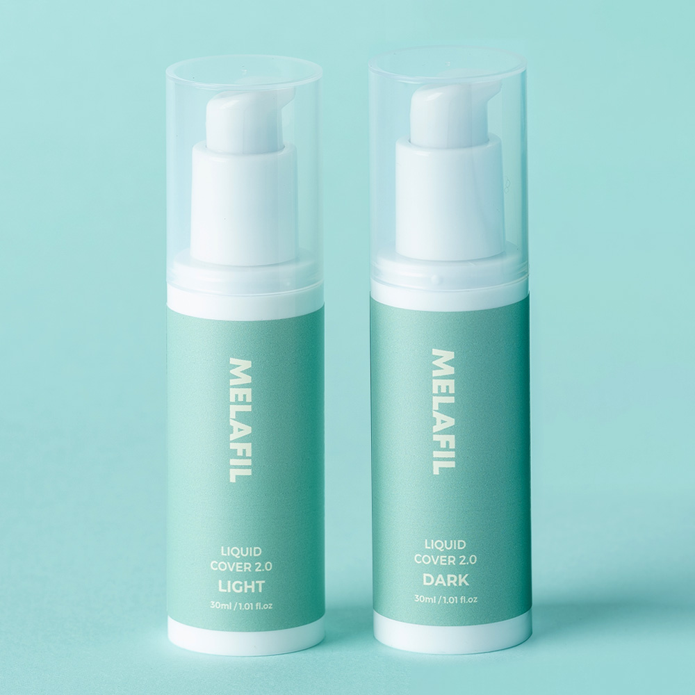 멜라필 리퀴드커버 백반증커버제 컨실러 튼살커버제 태닝메이크업 72시간지속 브러쉬포함 30ml - 상품 이미지