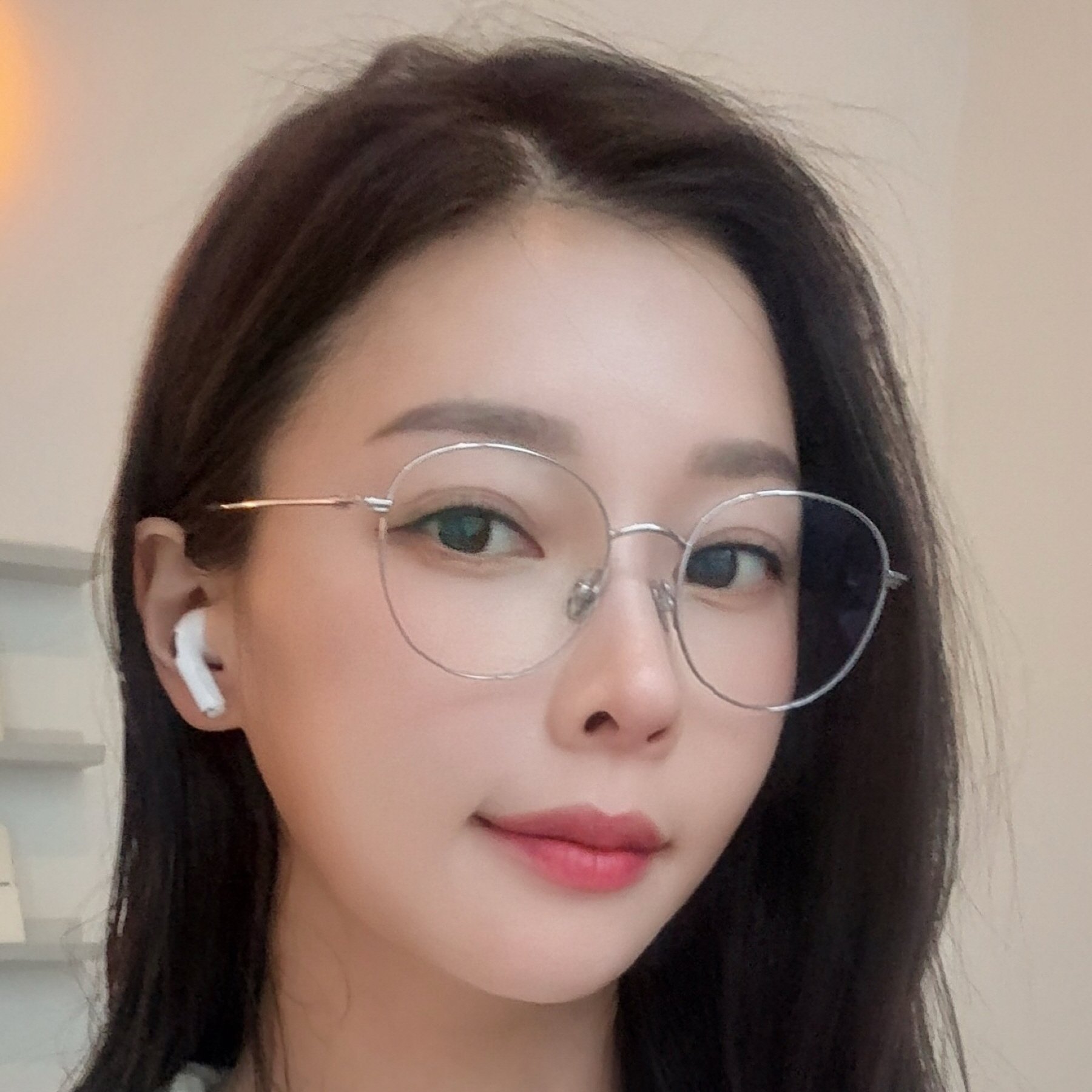 티타늄 안경 블루라이트차단 남자 여자 얼굴형에맞는 안경테 프레임픽 08041 - 상세 이미지 2