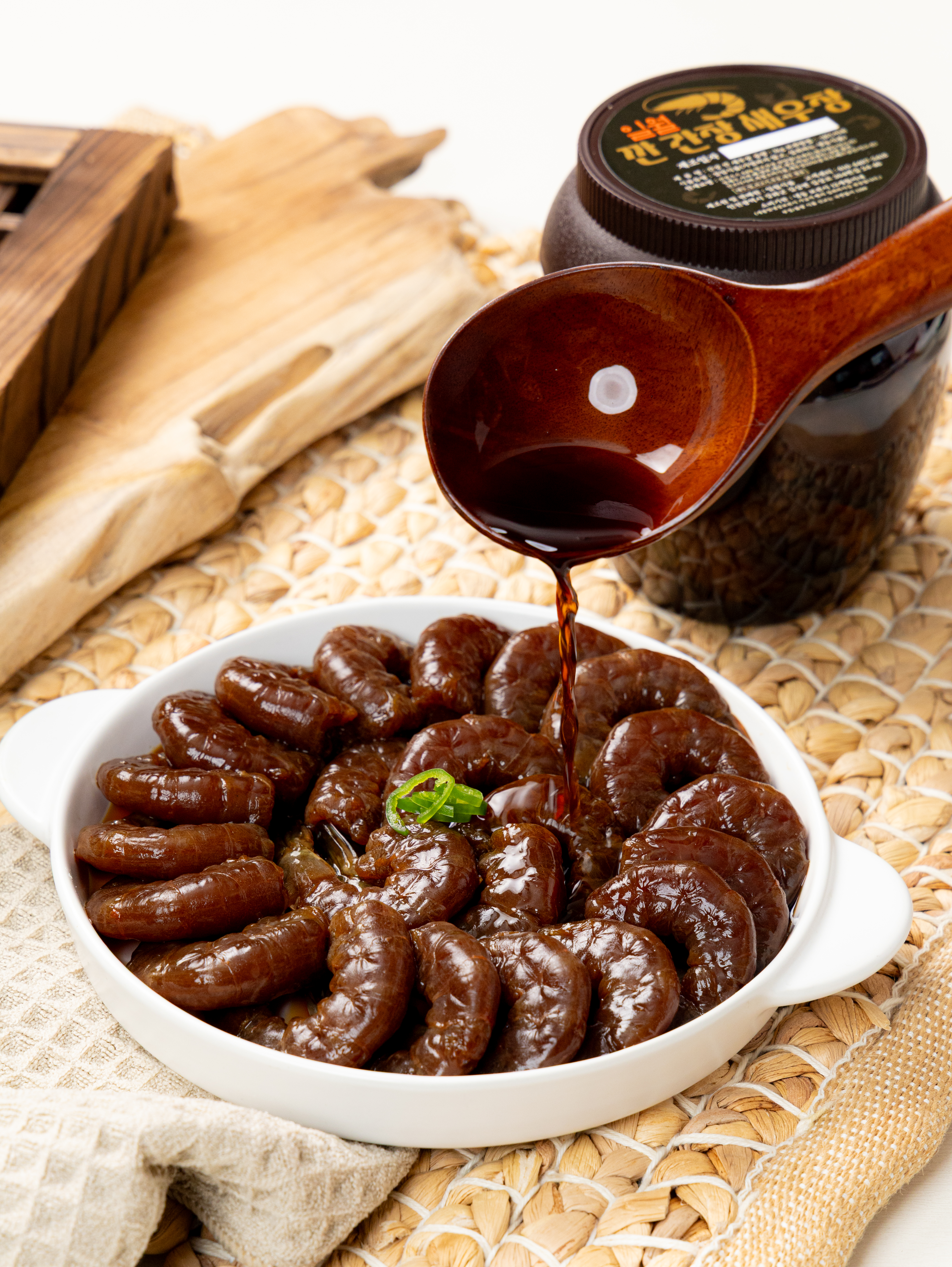일월식품 수제 깐새우장 간장500g+양념500g 500g2개 세트 이미지 7