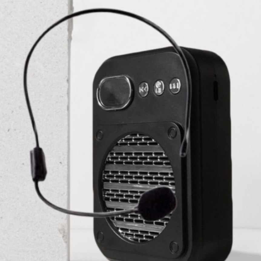 강의용 확성기 교사용 마이크 이동형 마이크 가이드 마이크 소형 메가폰