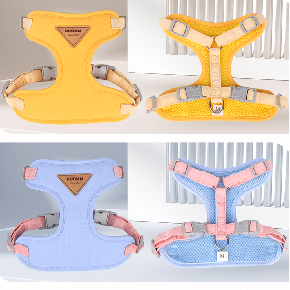 퍼플펫 강아지 하네스 애견 가슴줄 목줄 강아지전용 산책줄 소형견 중형견 하네스 H형