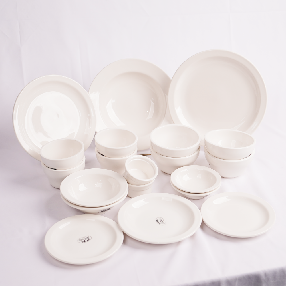 시라쿠스 뉴욕 4인 신혼부부 4인 그릇세트 C형 19P 식기 화이트 혼수