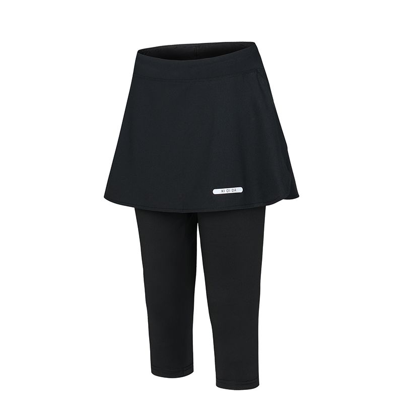 테니스 스커트 치마레깅스 여성 운동 치마바지 사이드 포켓 블랙_큐롯_히든포켓 M - 상세 이미지 5