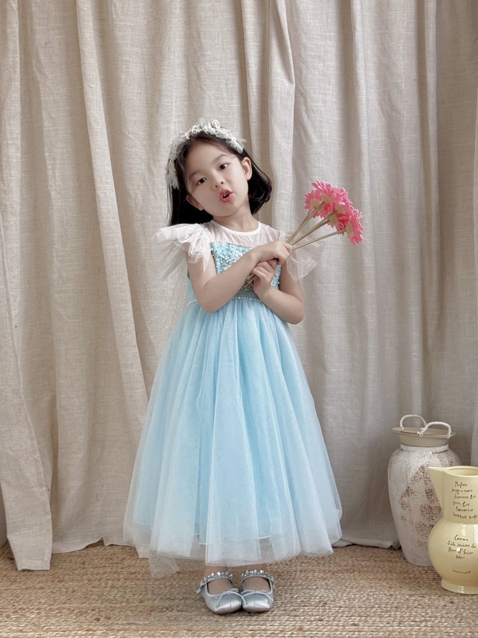 여름 눈꽃엘사드레스 공주 원피스 피오나 생일 파티 선물 - 상세 이미지 3