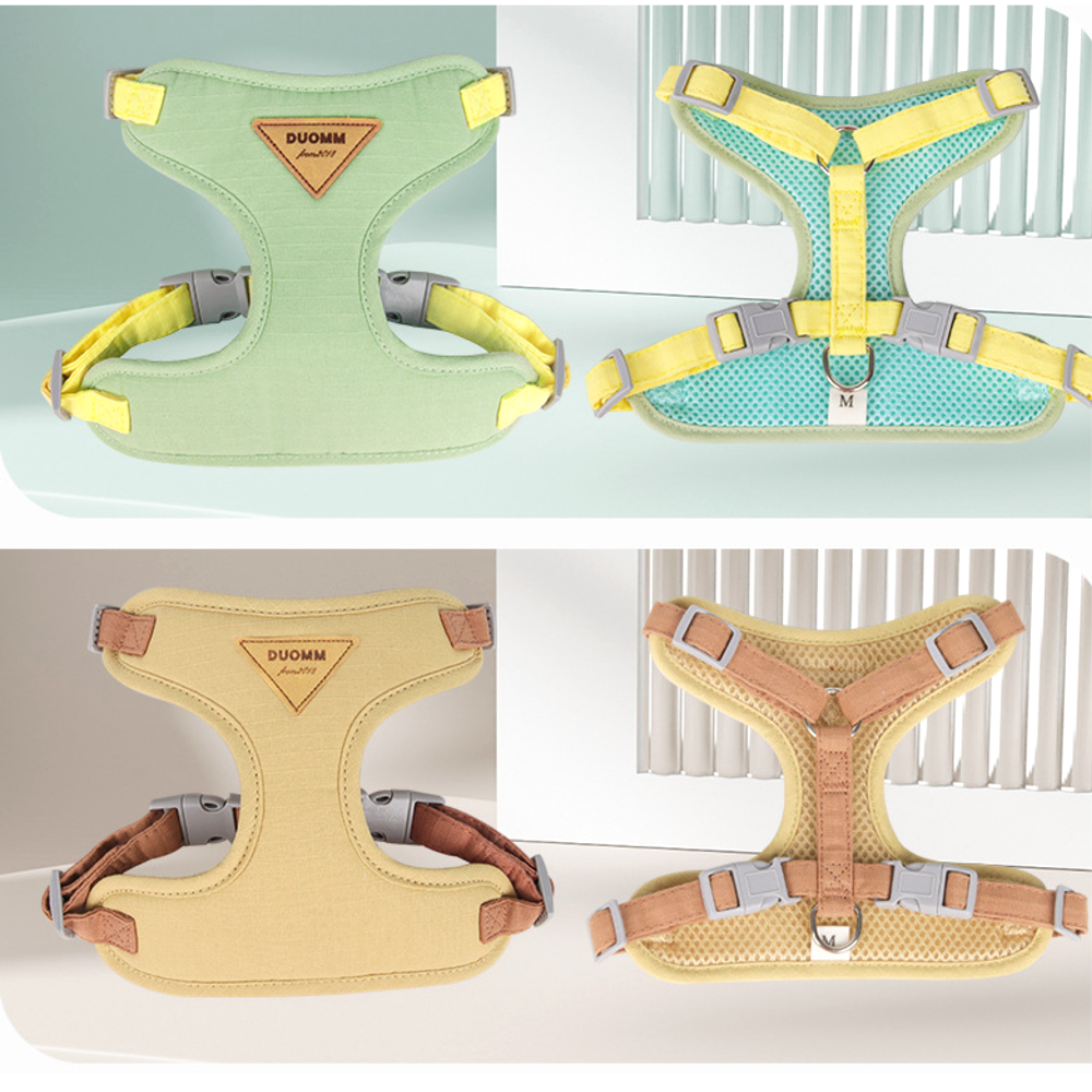 퍼플펫 강아지 하네스 애견 가슴줄 목줄 강아지전용 산책줄 소형견 중형견 하네스 H형