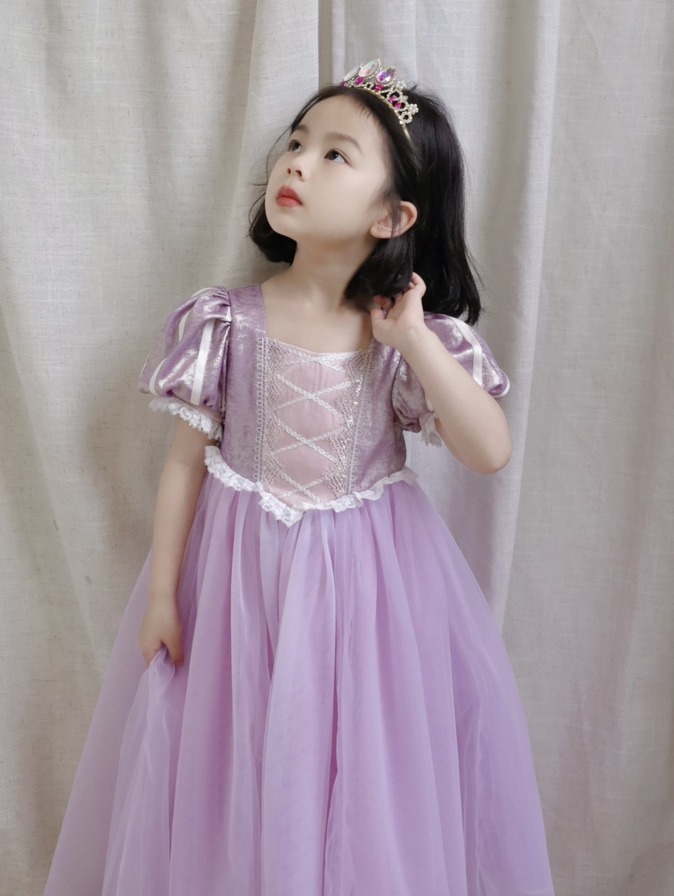 어린이날 선물 공주 생일 라푼젤 드레스 원피스 피오나 - 상세 이미지 5