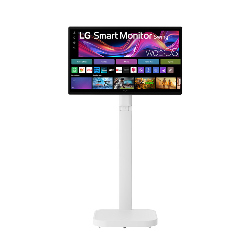[최대91만] LG 스마트모니터 스윙 32U889SAW 80cm(32인치) 이동형 이동식 TV 스탠바이미