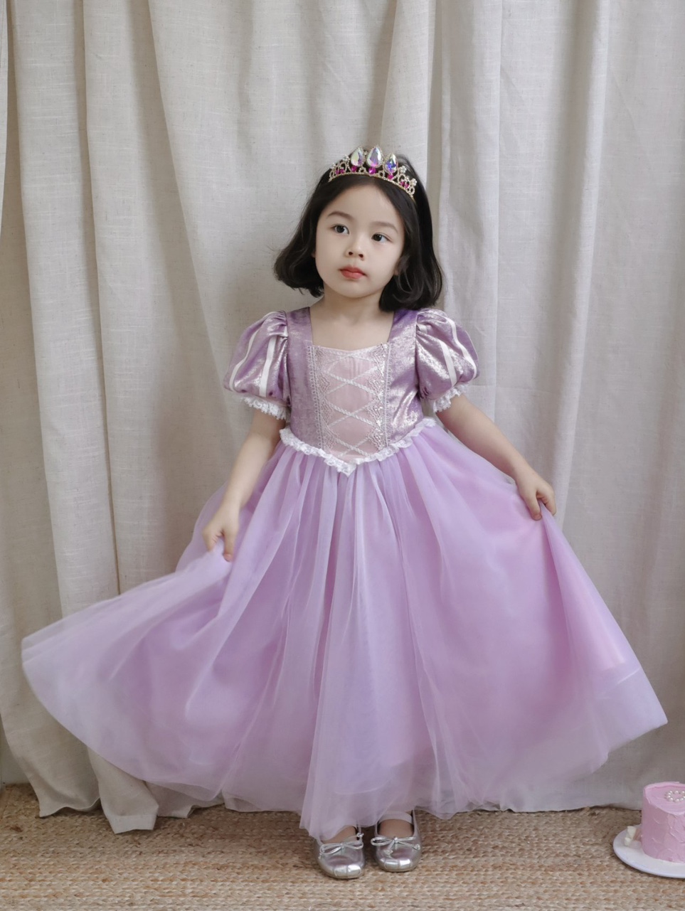 어린이날 선물 공주 생일 라푼젤 드레스 원피스 피오나 이미지 7