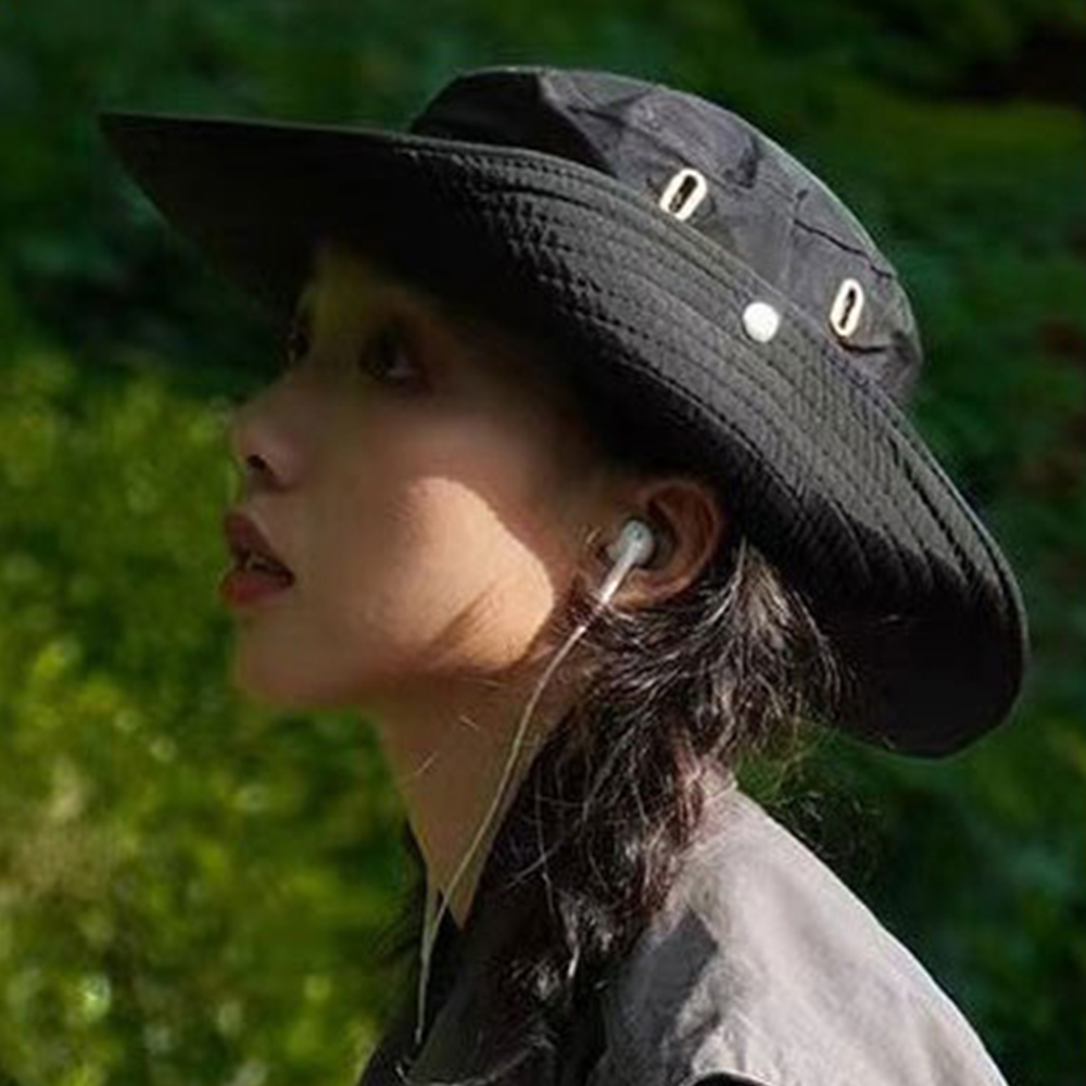 창큰모자 여행용 남자 여자 챙 넓은 벙거지 여름 정글 모자 - 상세 이미지 3