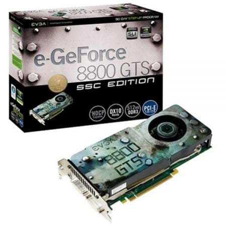 [해외]EVGA e-GeForce 8800 GTS SSC 에디션 512MB DDR3 PCI-Express 그래픽 카드 (512-P3-N847-A3)