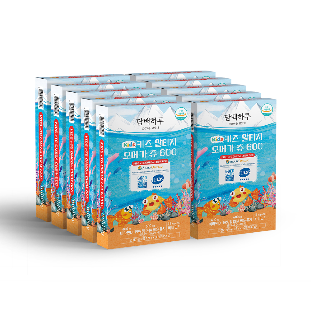 담백하루 키즈 알티지 오메가 츄 ~59% OFF 공구 이미지