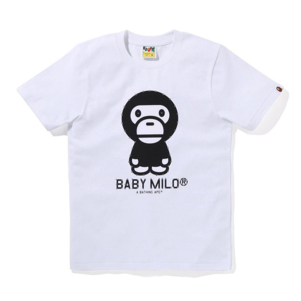 베이프 우먼즈 반팔티 CRYSTAL STONE BABY MILO TEE 4월 신상 2L30-210-024 - 메인 이미지