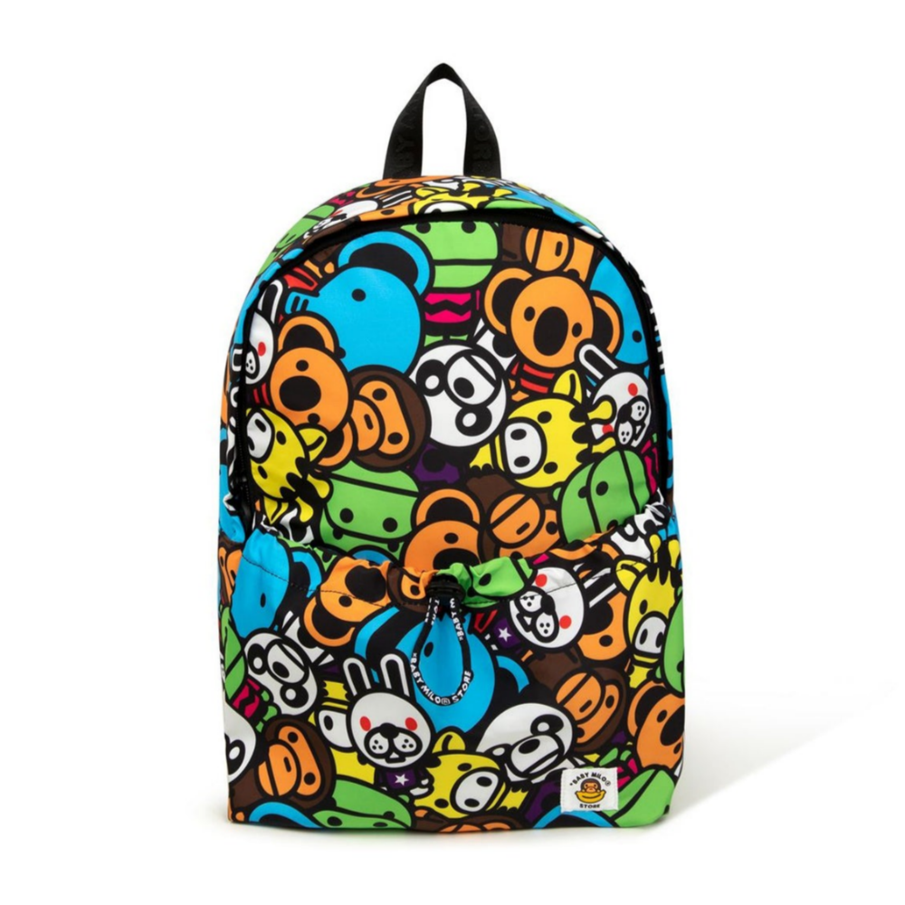 베이프 백팩 BABY MILO ALL SAFARI MEDIUM BACKPACK 4월 신상 AL20-189-310 - 메인 이미지