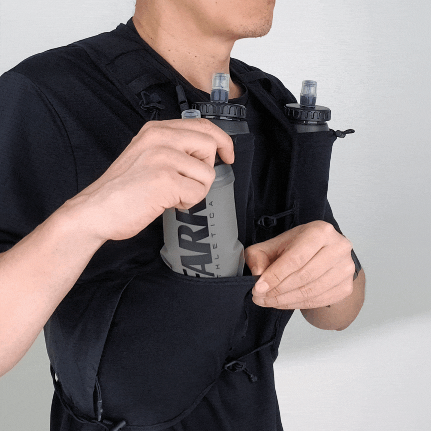 FARR 소프트 플라스크 러닝 물병 트레일 러닝 등산 스포츠 접이식 물통 300ml, 1개 - 상세 이미지 5