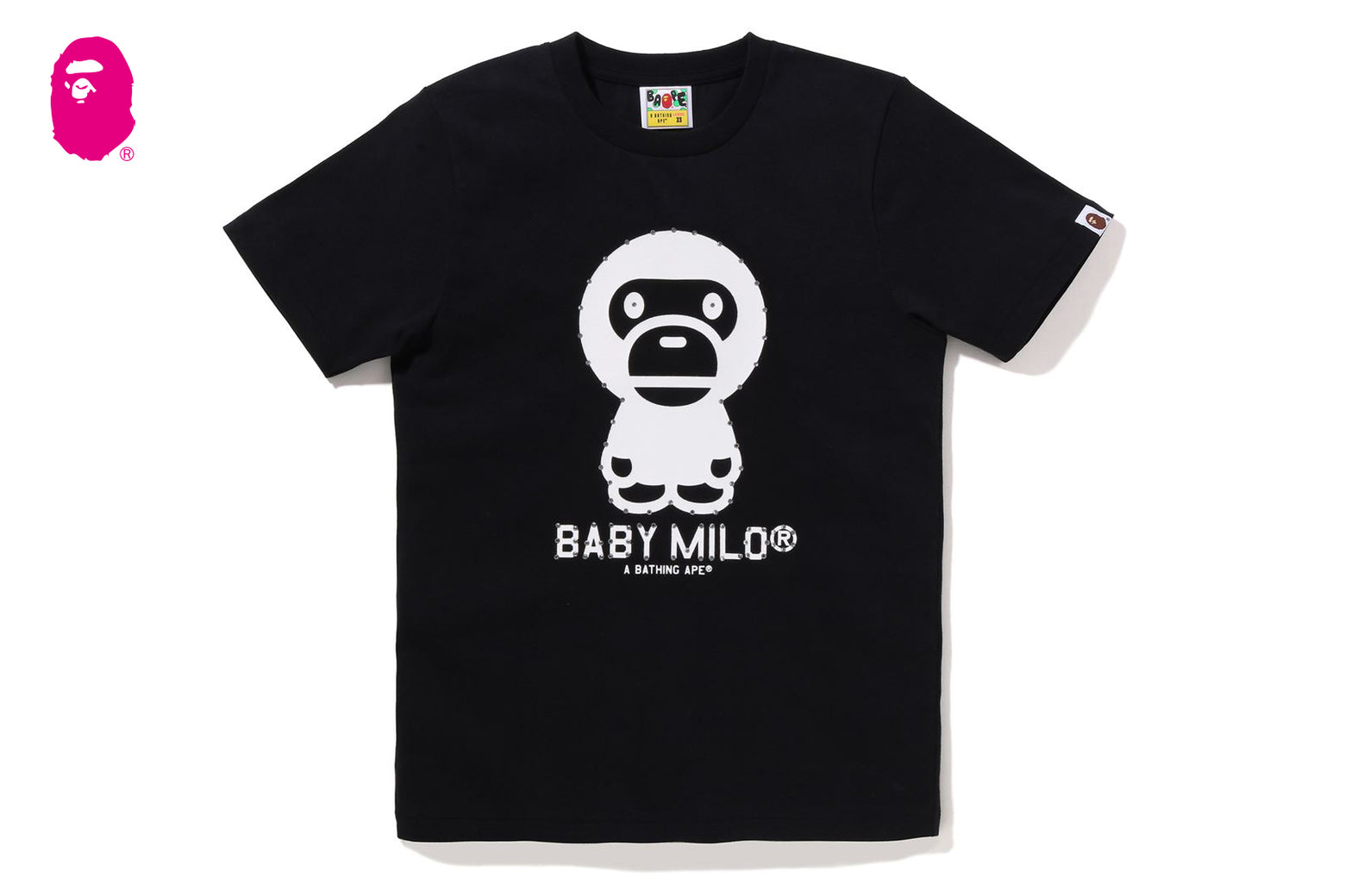 베이프 우먼즈 반팔티 CRYSTAL STONE BABY MILO TEE 4월 신상 2L30-210-024 - 상세 이미지 2