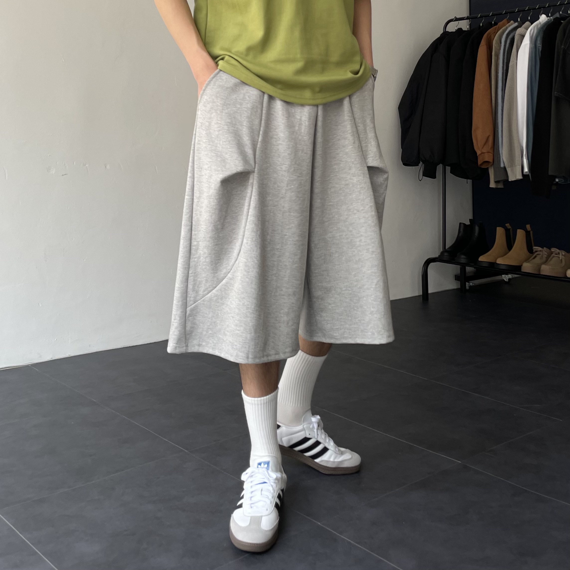 남자7부반바지 남자버뮤다팬츠 벌룬팬츠 - 상세 이미지 2