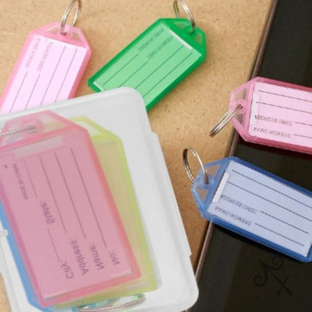 캔캔토토 가방 네임택 4p 여행용이름표 스포츠키링 여행가방소품